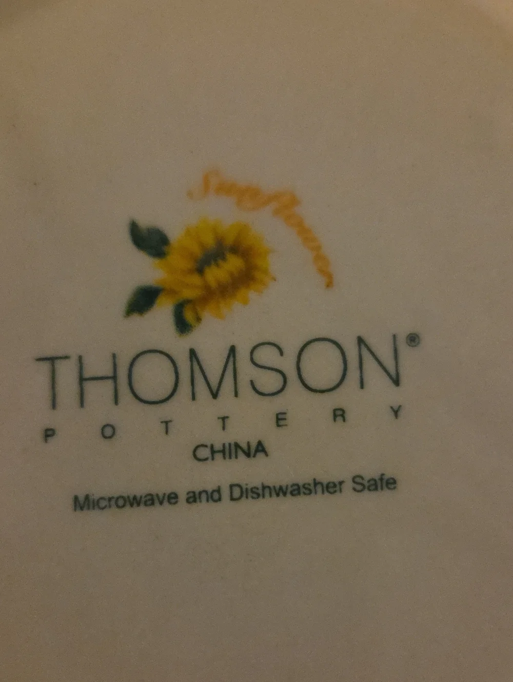Thompson Pottery Sunflower Accent Ceramic Crock